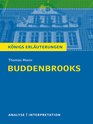 cover image of Buddenbrooks von Thomas Mann.